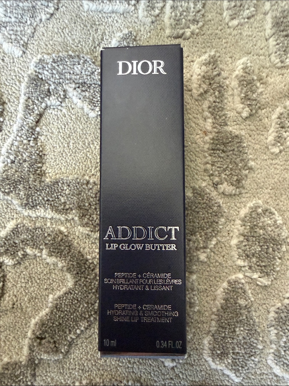Dior Addict Lip Glow Butter in Glazed Pink with Dior Star-Shaped Gold Pouch - Picture 3 of 8